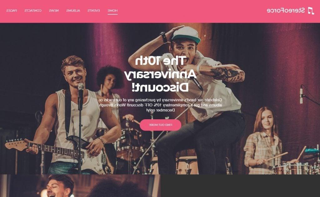 Music Band Responsive WordPress Theme