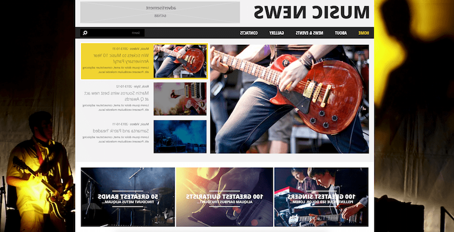 Music Fan Board WordPress Theme