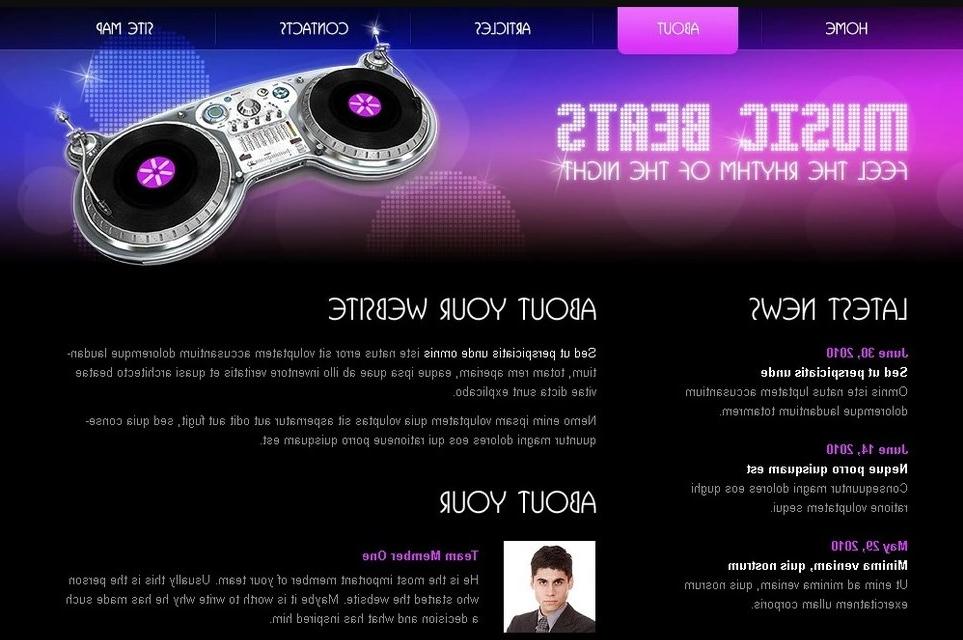 Music Beats Free HTML5/CSS3 Template - Music Website Template