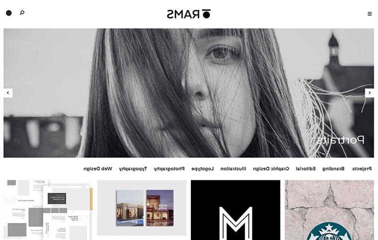 Sophisticated RAMS Portfolio WordPress Theme